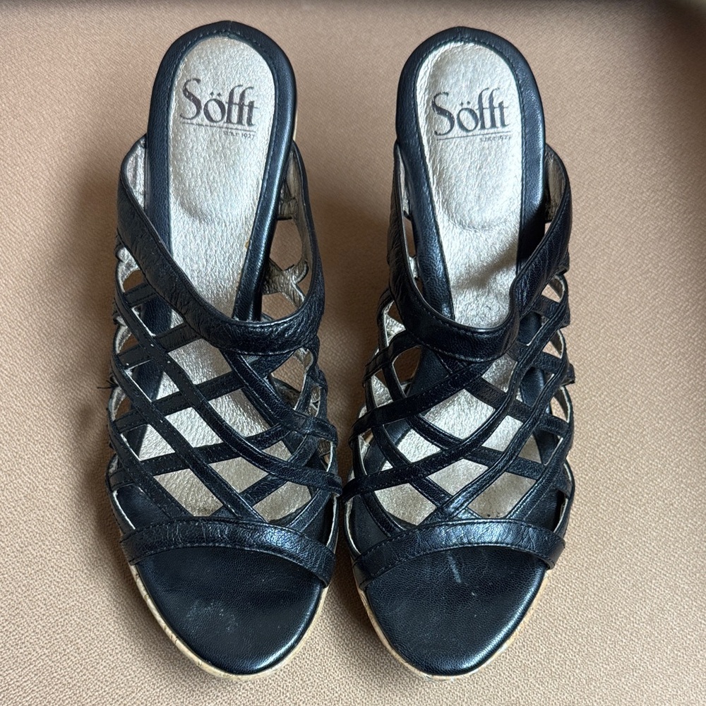 Women's Black Soffit Sandals